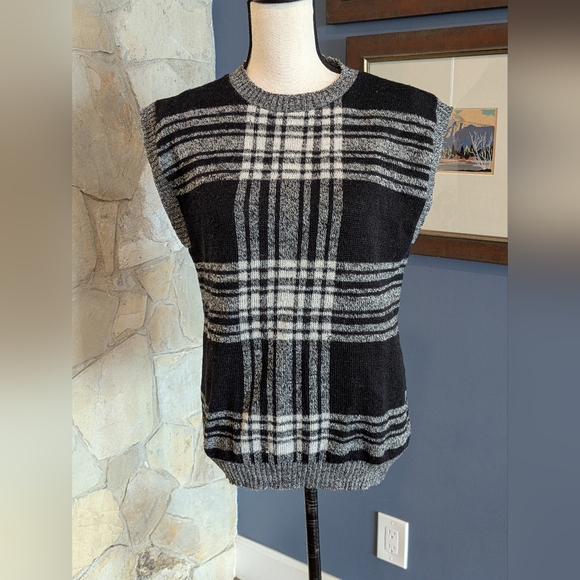 🐑 Pendleton Vintage 1980's Plaid Vest - Picture 1 of 5